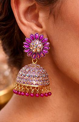 Golden Jhumka 