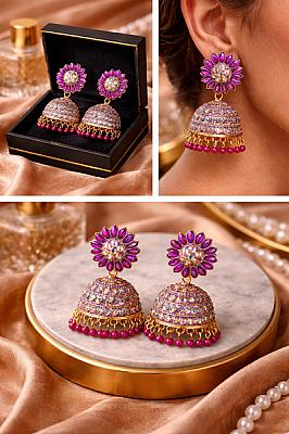Golden Jhumka 