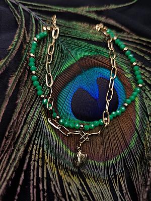 Artificial Beads Bracelet