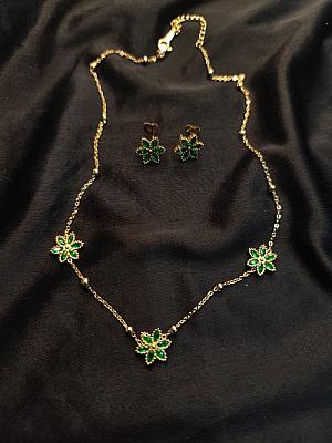 Golden Necklace Set