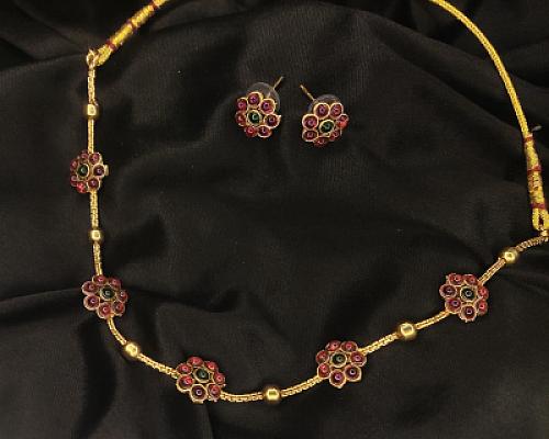 Golden Choker Set