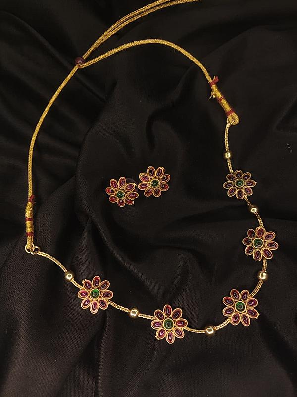 Golden Choker Set