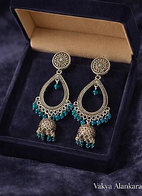 Silver Chandbali Earrings