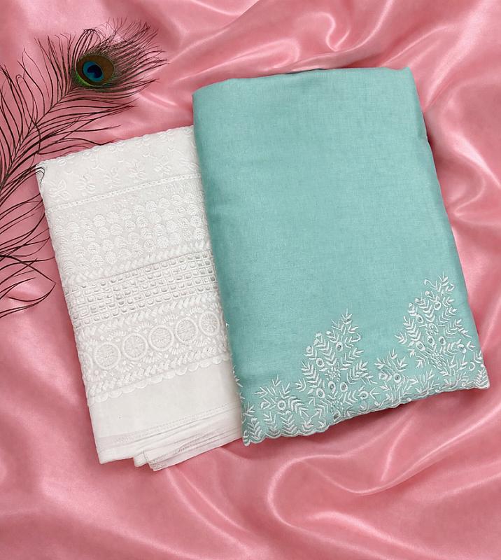 Sky Bule Soft Silk Saree