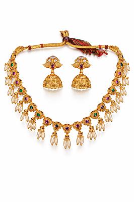 Golden Choker Set
