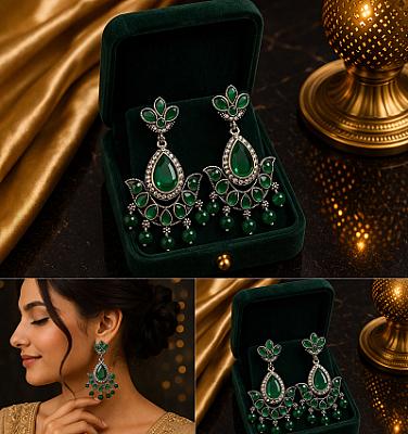 Pearl Chandbali Earring