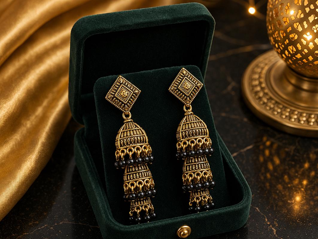 Back  Chandbali Earrings
