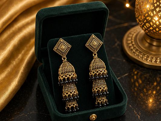 Back  Chandbali Earrings