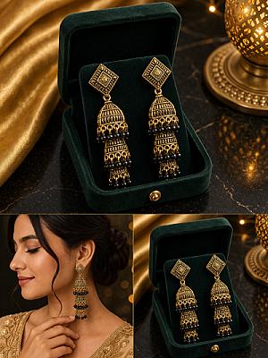 Back  Chandbali Earrings