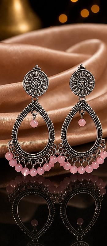  Peral  Chandbali Earring