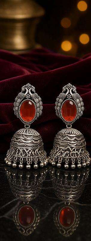 pearl Sliver Jhumki