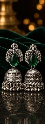 Pearl Sliver Jhumki