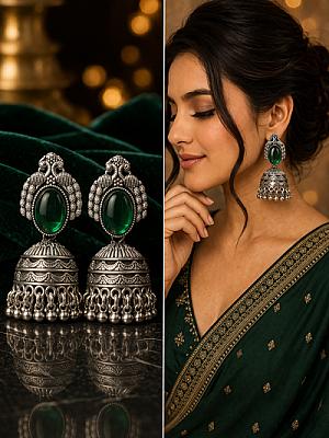 Pearl Sliver Jhumki