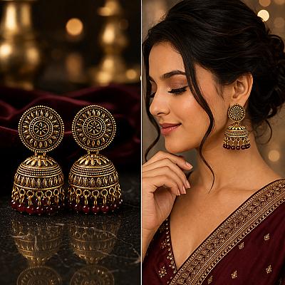 Golden Jhumka
